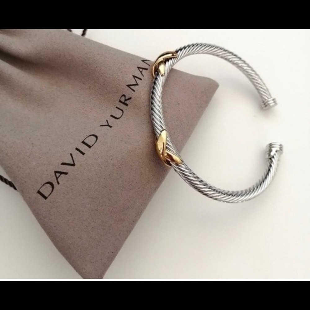 Authentic david Yurman cross over bracelet